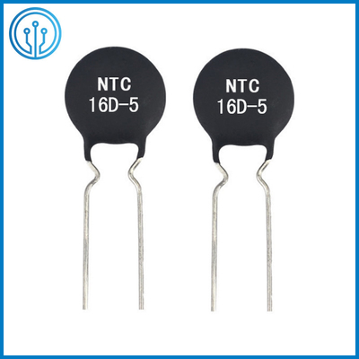 ترمیستور توان محدود کننده جریان NTC شعاعی 2 پین 18D-5 16D-5 16 اهم 5 میلی متر 0.6 آمپر