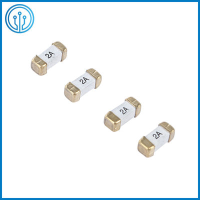 2-SMD Board Mount Mount Square Block Slow Blow Cartridge Surface Mount فیوز 6.3A 350V
