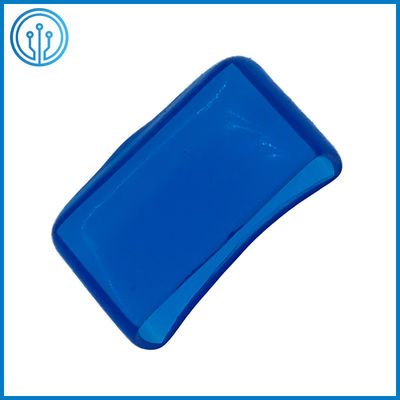 5x20mm شیشه ای سرامیک شفاف 30A PVC پوشش فیوز آبی ROHS فیوز دارنده بلوک